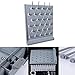 YTFLOT Drying Rack 27 Pegs Lab Supply Pegboard Bench-top/Wall-Mount Laboratory Glassware 27 Detachable PegsLab Drying Draining Rack Cleaning Equipment Grey