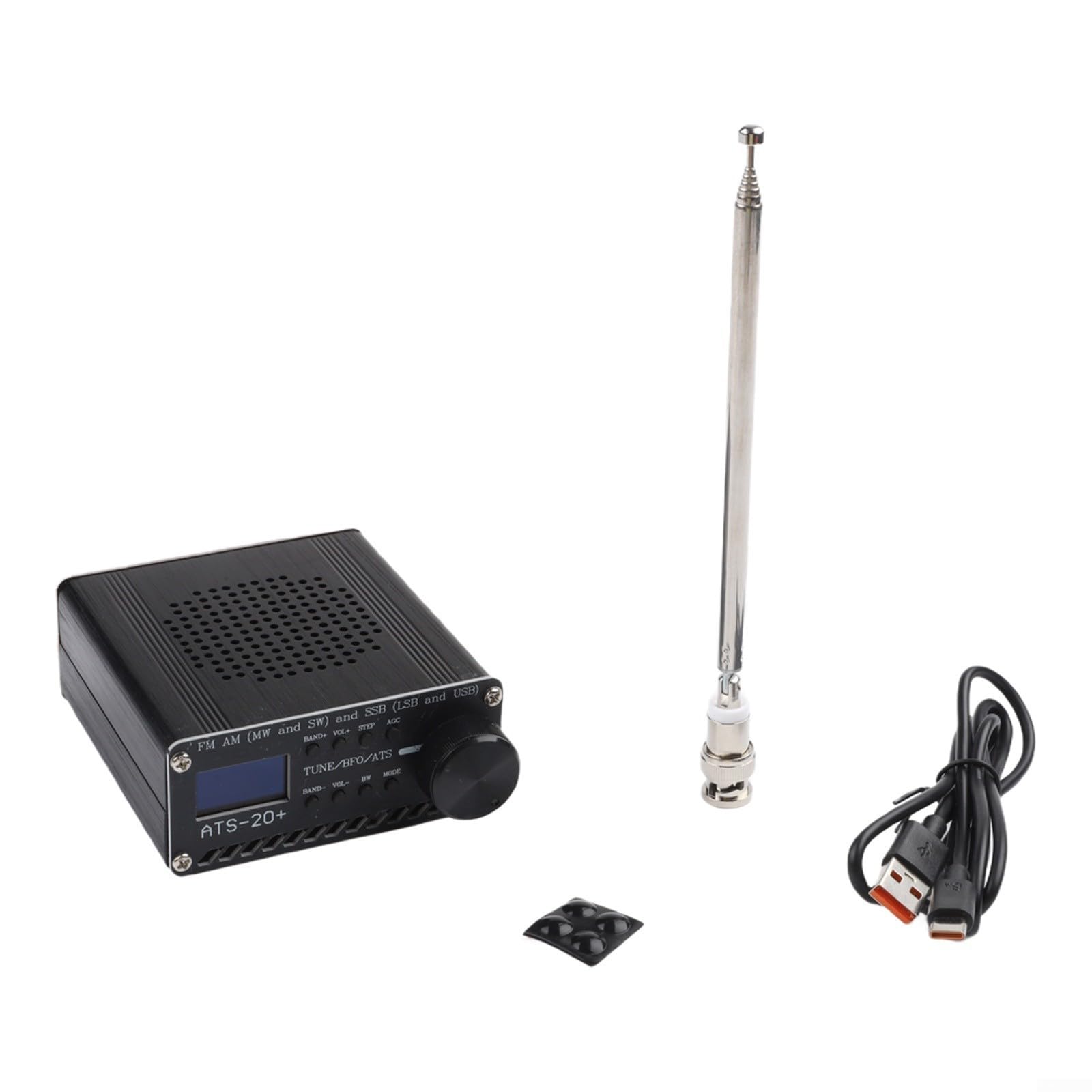 Récepteur Radio ATS-20+ pour dsp FM AM SSB Écran pour oled Récepteur