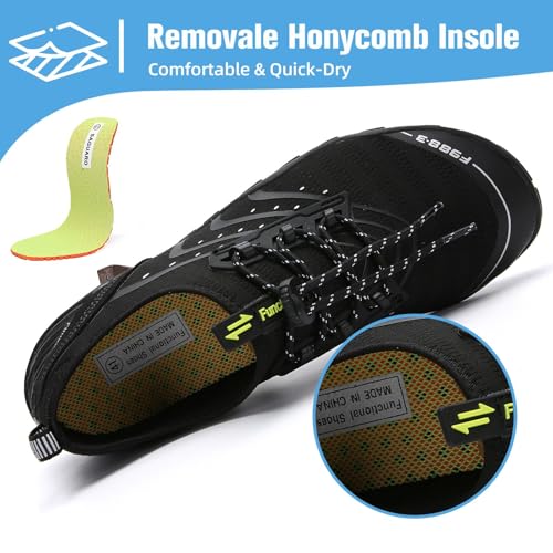Image of Mishansha Water Shoes for Women Men, Quick-Dry Barefoot Swim Shoes with Drainage Holes, Lightweight Aqua Shoe for Beach Pool River Boating Yoga Walking