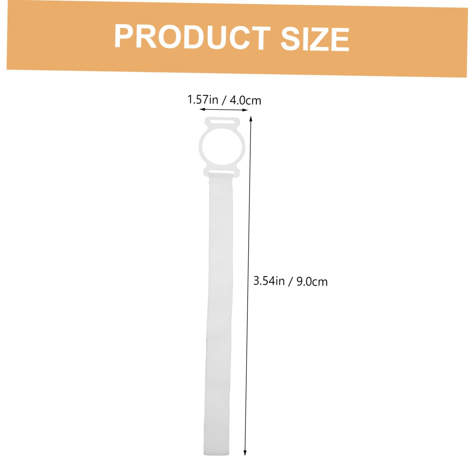 FOMIYES Sturdy Moxa Fixators 6 Pack Moxa Straps for Household Use Moxibustion Device Pp Nylon Material