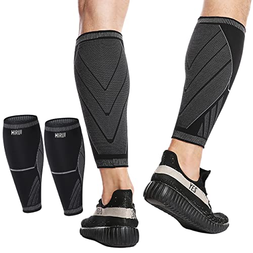HiRui Calf Compression Sleeves for Men Women Leg Compression Socks 20-30mmHg for Shin Splint Varicose Vein…