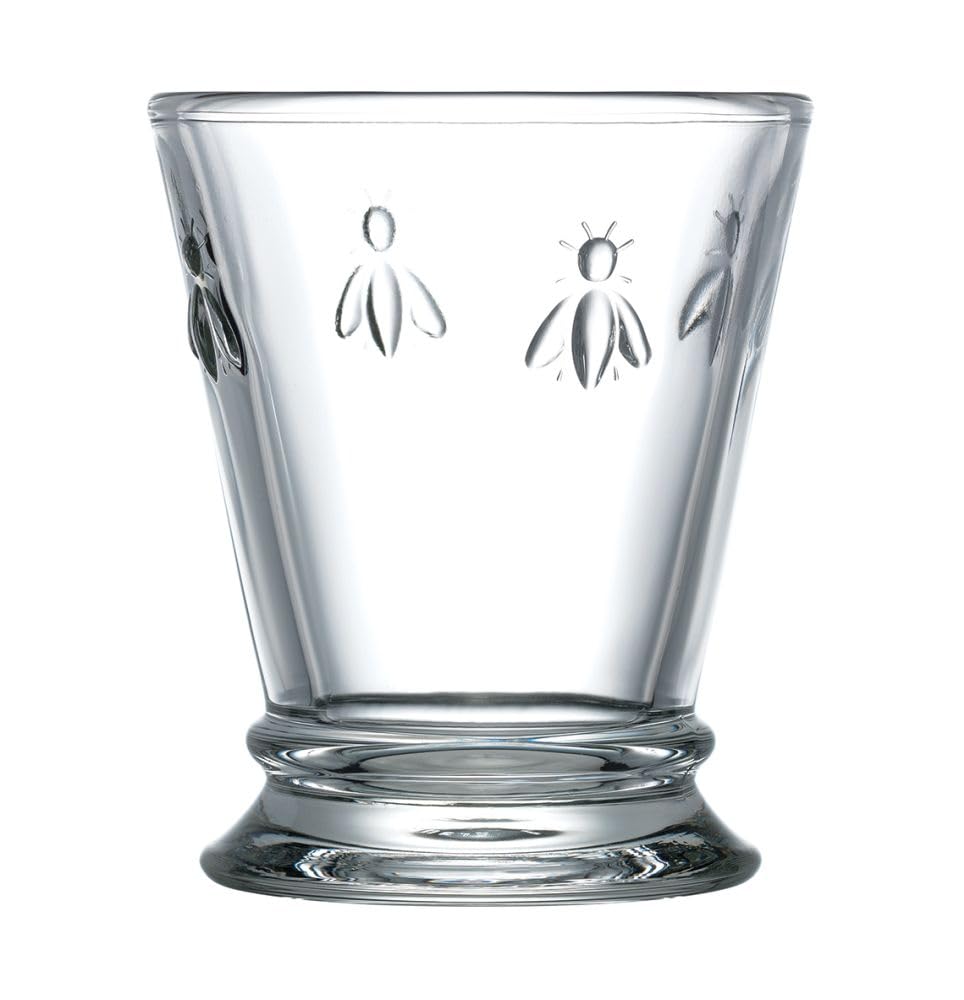 La Rochère-Coffret de 4 verres à eau-ABEILLE-Origine France Garantie