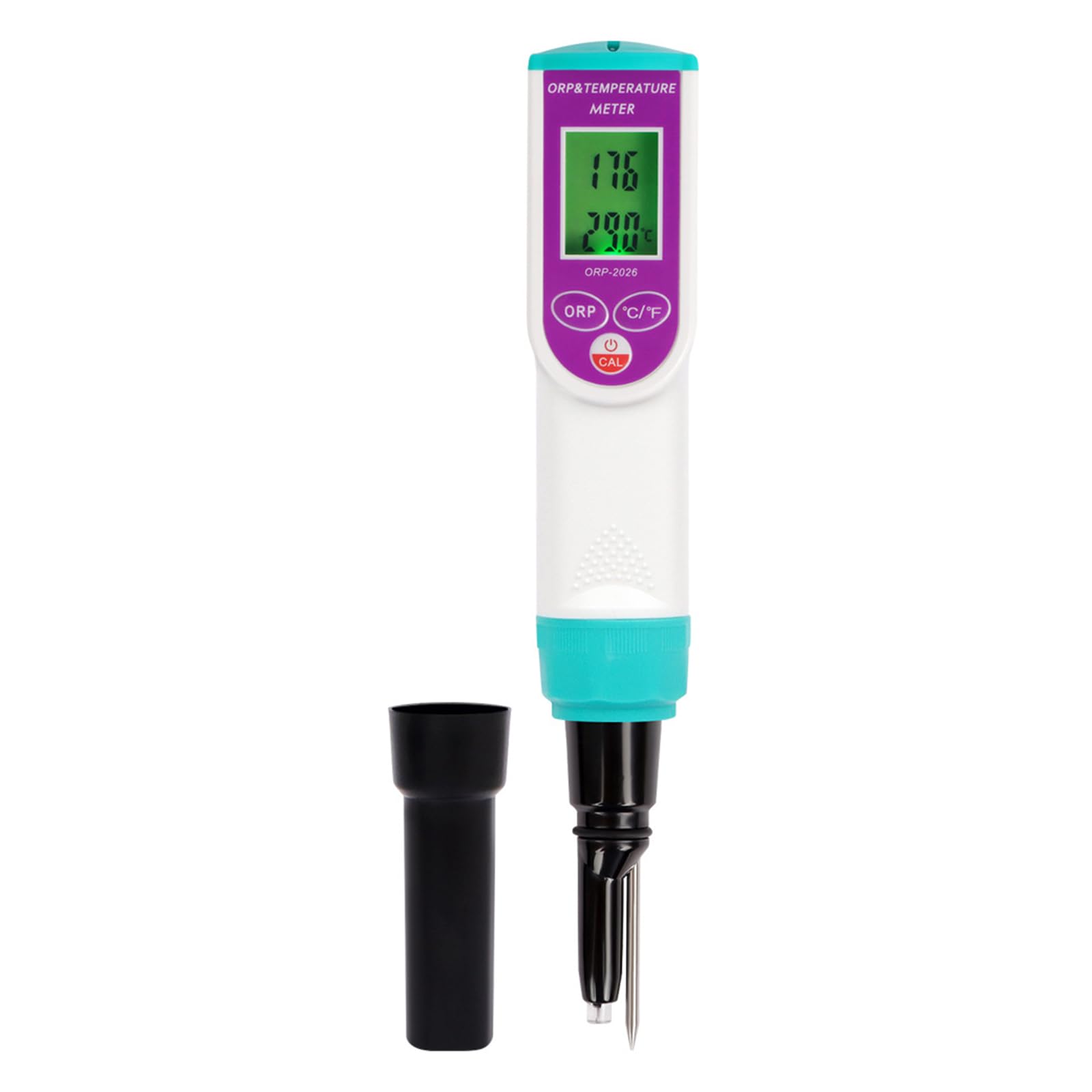 Medidor de temperatura del suelo para plantas, probador de suelo 2 en 1 con sensores digitales y pantalla LCD para temperatura