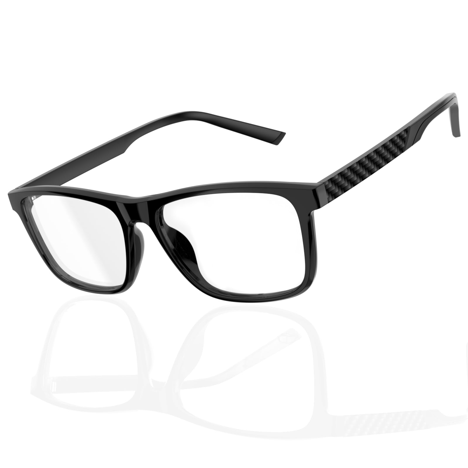 Amorays Premium Lesebrille Herren Ultraleicht TR90 Frame Blaulichtfilter hochwertig Lesebrillen 8085