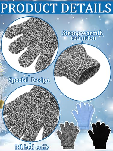 Image of EBOOT 3 Pairs Winter Kids Gloves Warm