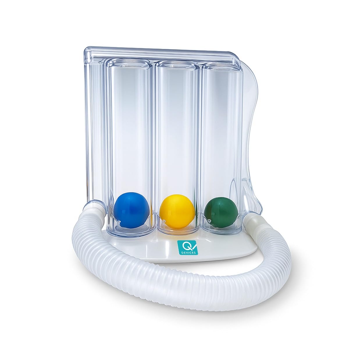 Q DEVICES 3 Ball Spirometer for Lung Exercise - Breathing Trainer for Respiratory Therapy, Deep Breathing & Lung Capacity Recovery | Ideal for Post-Surgery, COPD, Adults & Kids-image-10