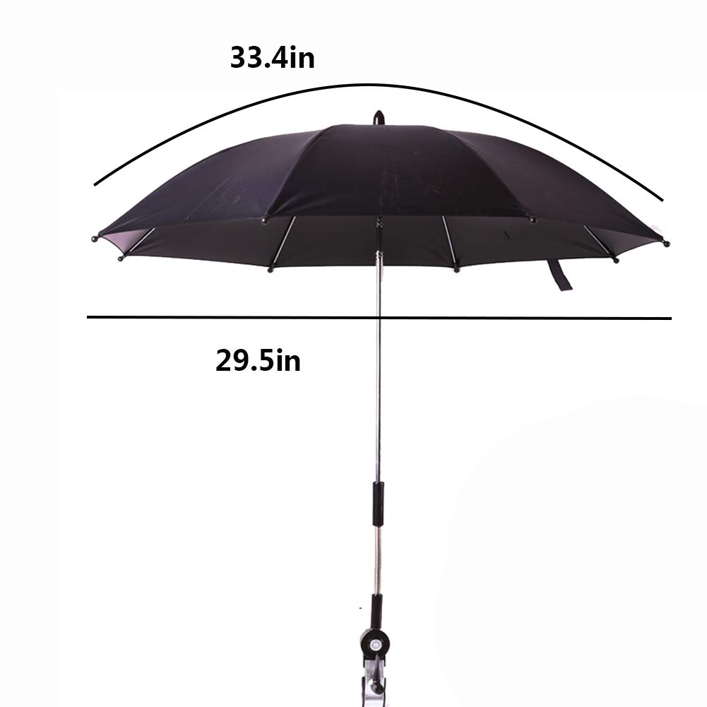 stroller umbrella clamp
