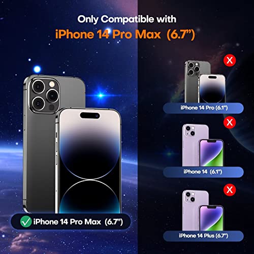 Image of TOCOL [2+2] for 14 Pro Max Privacy Screen Protector 6.7''- 2X Privacy Tempered Glass Screen Protector & 2X Camera Lens Protector, Bubble Free, 10X Shockproof, Installation Frame, [Anti-Spy]