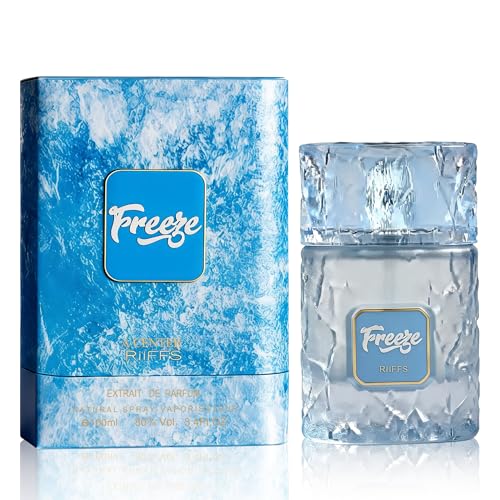 Image of A CENTER Freeze Men's Cologne 100ml Fresh Icy Woody Eau de Parfum Bergamot Spearmint Cedar Scent Gift for Him