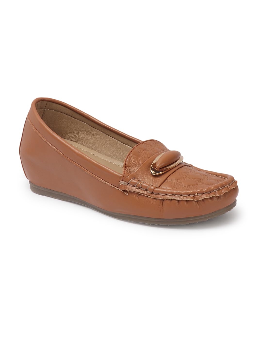 carlton london Women Comfortable and Stylish Flat Square Toe Slip On Fashion Loafer Shoes for Daily,Office, Casual and Formal Use-picture-23