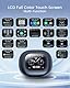 SANOTO KI Übersetzer kopfhörer, 144 Sprachen Translator Earbuds mit OWS LCD-Touchscreen, Open Ear Kopfhörer Bluetooth, Kopfhörer Übersetzer für Reise, Geschäfts, Studien