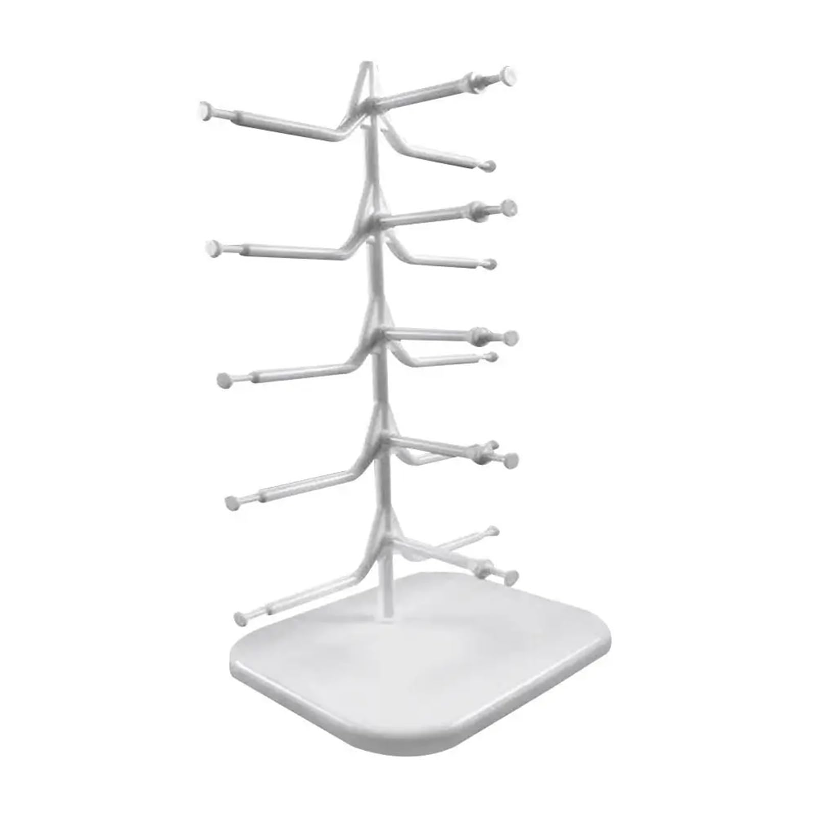 AMEEDA Glasses Holder 5/10 Pairs Glasses Display Stand Sunglasses Rack Shelf Eyewear Eyeglasses Frame Organizer Show Holder Tray 5 Layer Space Saving