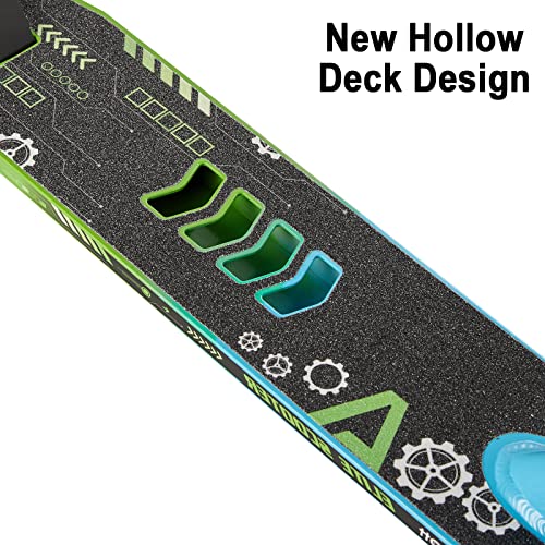 Albott Trottinette Freestyle Pro Stunt Scooter avec Plate-Forme en Alliage Jantes en Alliage roulements ABEC-9 & HIC Compression & Solid Core Roues 110mm - DS 8 Ans - Image 4