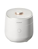 CUCKOO Twin Pressure Rice Cooker 6-Cup Uncooked / 12-Cup Cooked with Induction Heating Technology, Silent Pressure System, Open Cooking Mode, Dynamic Display, Eco Inner Pot, White (CRP-OHTR0609FW)