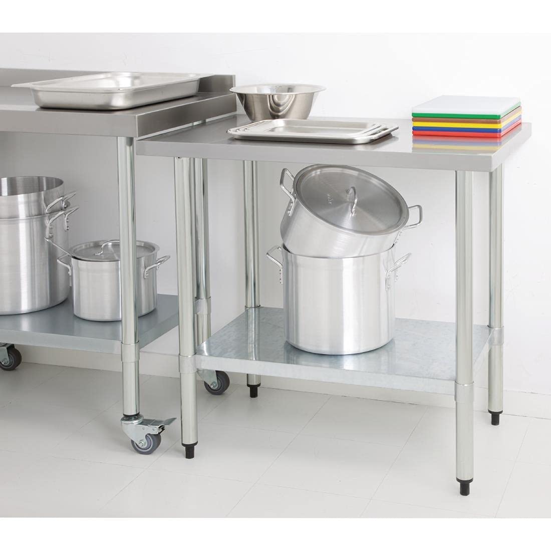 Vogue Stainless steel preparation table 1800 mm