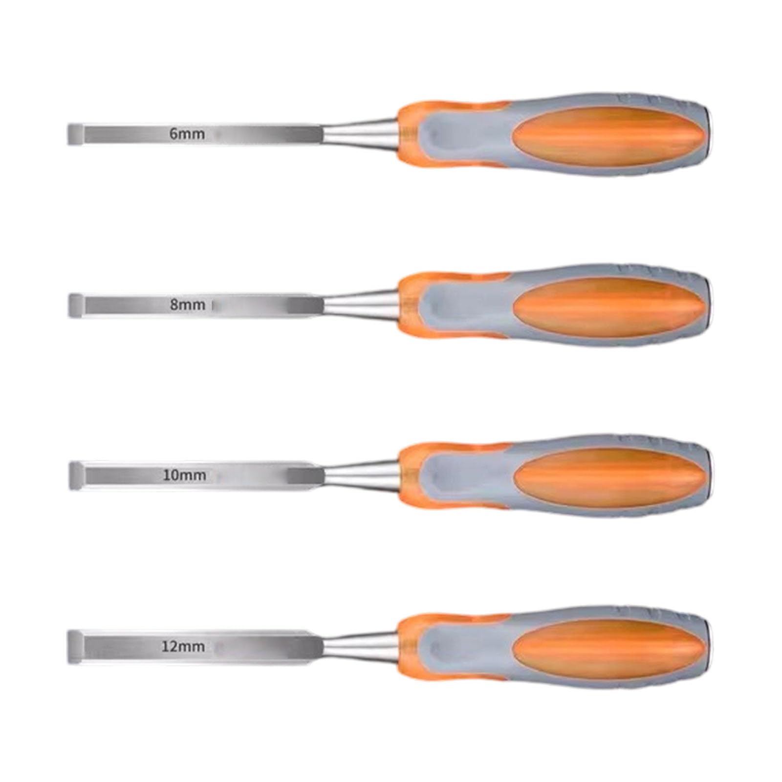 4Pcs Heavy Duty Professional Woodworking Carving Gouge Tool Bevel Multifunctional High Hardness Accessories Carving