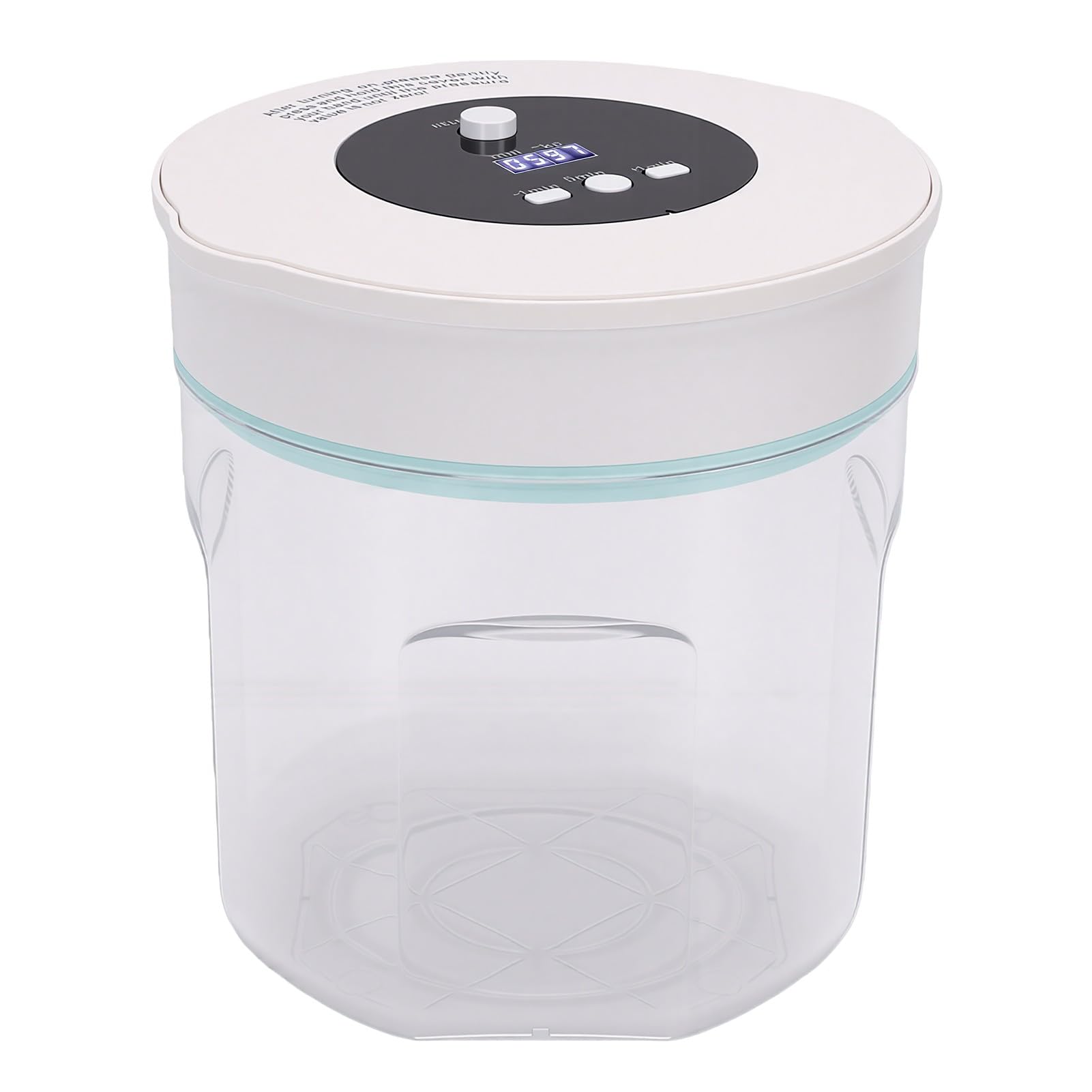 FTVOGUE Removedor de Burbujas de Resina Cámara de Vacío 3L con Presión y Temporizador | Capacidad de 3 litros, vacío de -95 kPa con retención de presión, temporizador ajustable de 3 a 20 minutos, botón de