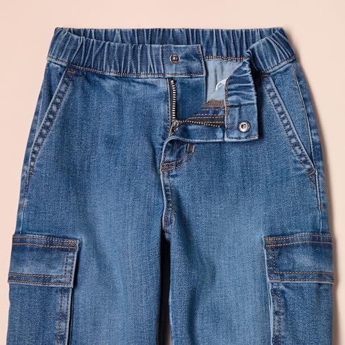 Amazon Essentials Boys and Toddlers' Stretch Denim Cargo Jean4