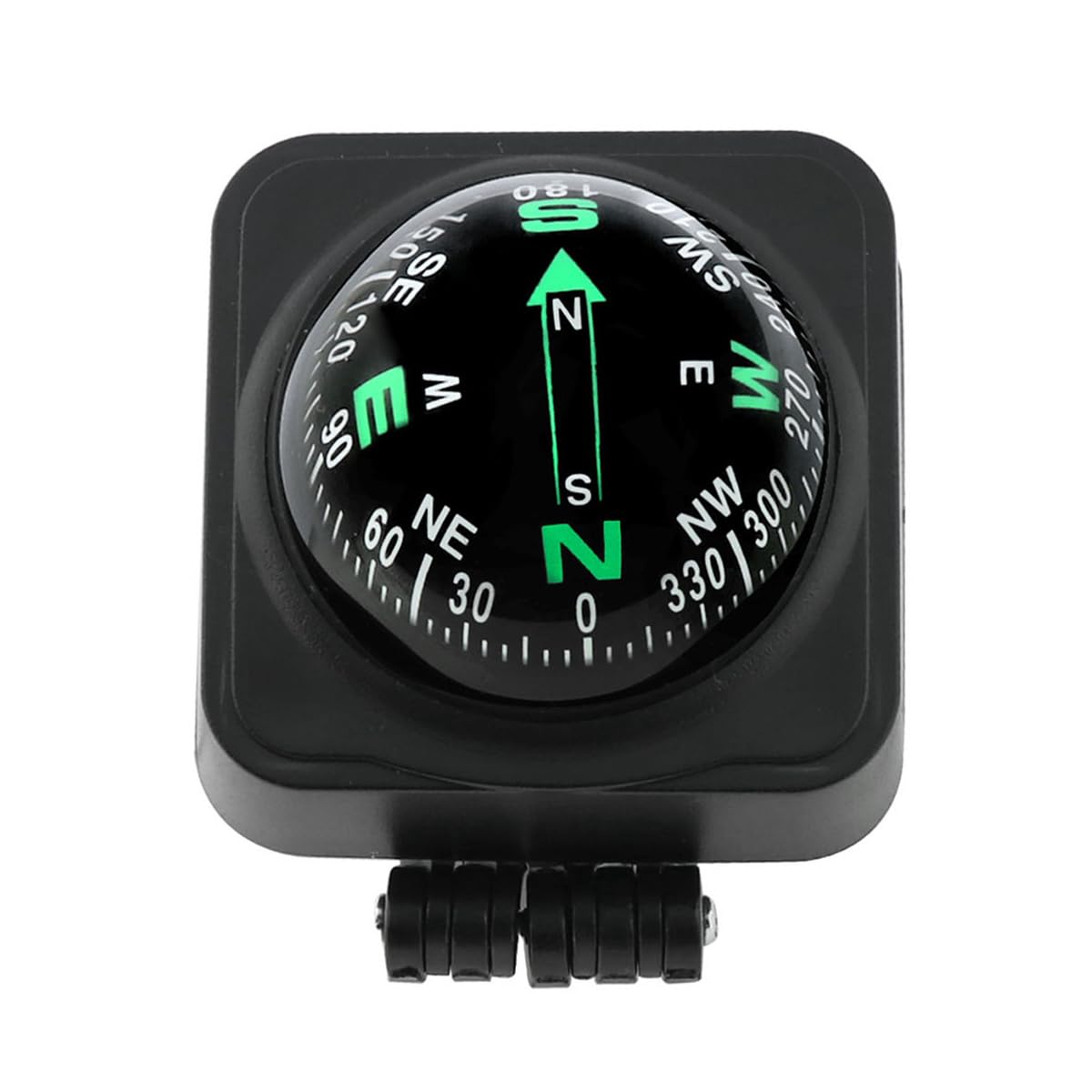 Teron Compass for Car 6.7x5.7x5.3cm Accurate Pointing Car Compass Dashboard With Adjustable Angle for Travel And Camping