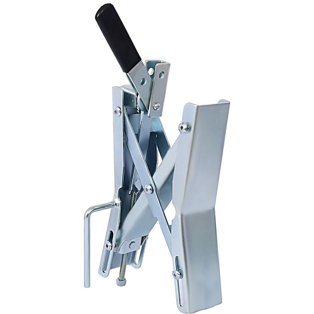 Stabilizator koła kempingowego, 2 zestawy, wytrzymałe kliny blokujące, do przyczep podróżnych i kamperów, regulowana szczelina w oponach od 2,5-1 cm do 15 cm, stalowy stabilizator opony z grzechotką i