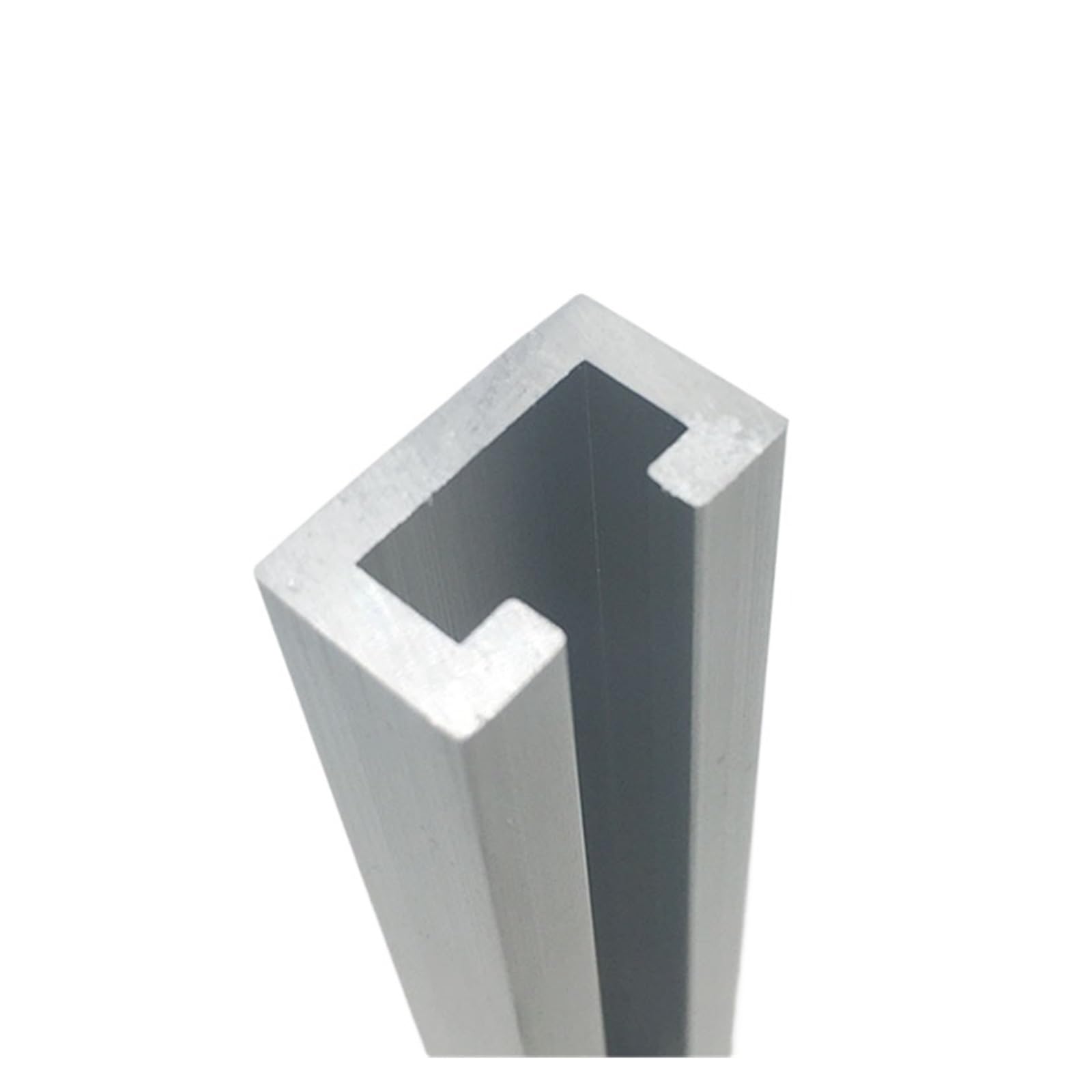 Riel guía de ranura en forma de C, barra de perfil de aluminio, tobogán de aluminio y material de bricolaje(Length 240mm 1Pcs)