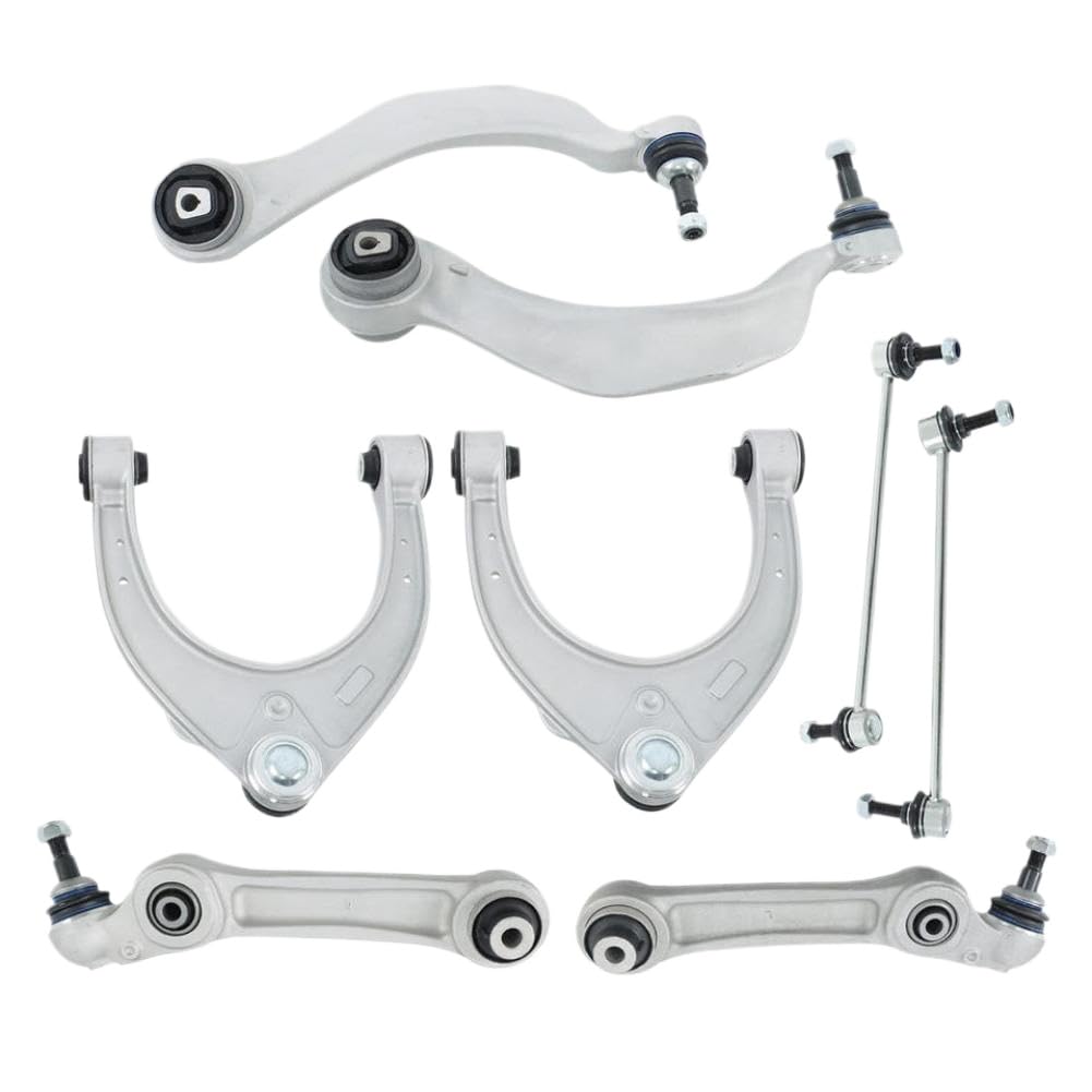 Kit de brazo de control de brazo de suspensión delantera, 8 piezas, compatible con 5 6 Series F06 F10 528 535 AWD BBmart Auto Parts
