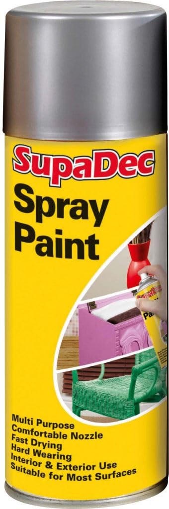 STX_652873 SupaDec Spray Paint 400ml Silver (960)