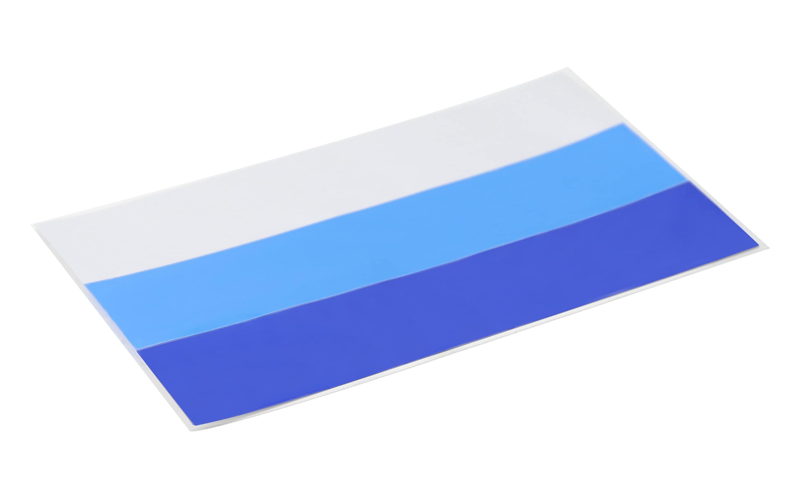 10-Inch Classic Retro Style Tri-Color Stripe Decal Sticker Compatible with Toyota/Lexus Exterior or Interior Decoration Grille Fender Hood Side Skirt Bumper Side Mirror Dashboard (Grey/Blue/Navy)