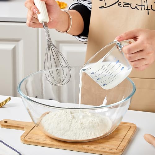 Tazones grandes de vidrio con tapa 4.7QT miniatura 5