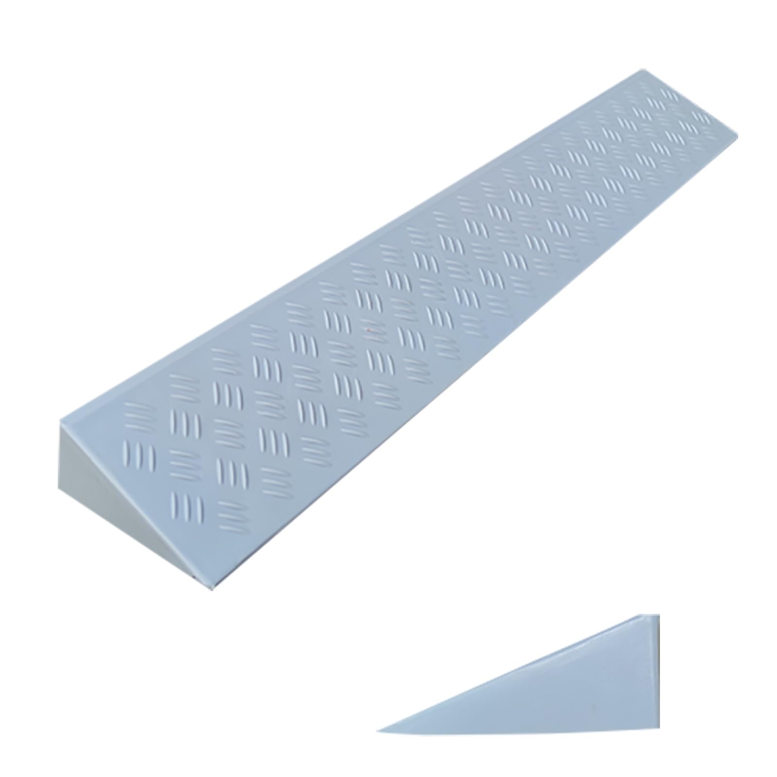 Soglia di Dislivello Pavimento, Rampa per Disabili per Gradini di Casa, Rampe di Accesso per Porte con Superficie Antiscivolo(Gray,20 * 9cm/7.9 * 3.5in)