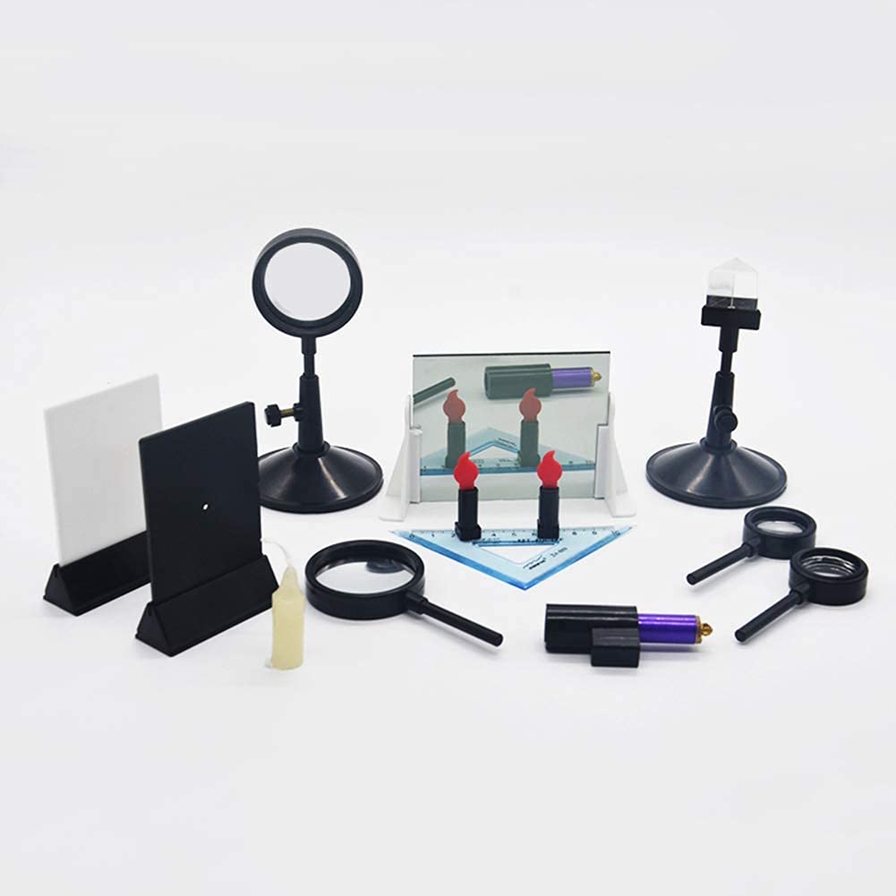 Modello di Scienza Educativa Kit di Classe di Fisica Ottica Meccanica Elettrica Acustica Magnetica Attrezzature di Laboratorio FAI DA TE 114 Esperimenti