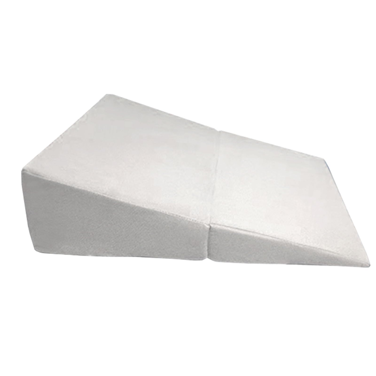 ERRULAN Bed Wedge Pillow with Chic Jacquard Cover, Bed Rest Pillow for Pregnancy Care and Heartburn, Sleep Apnea Pillow for Dormitory and Office(Gray,Medium)