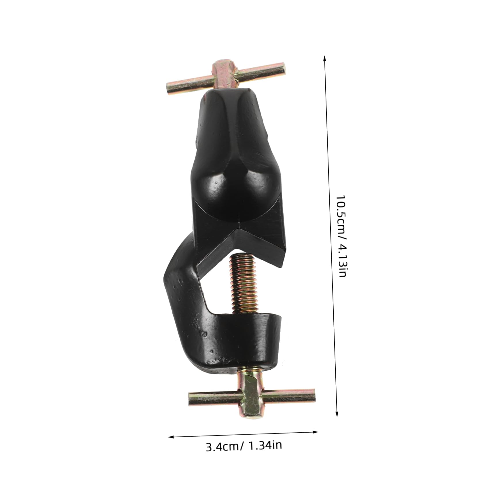 Cabilock 4 Set Clip Croce in Lega Di Zinco Porta Morsetto Da Laboratorio Dovere Morsetto Per Asta Da Laboratorio Impugnature Morsetto A Croce Presa Regolabile Vice Bachelite 2 Pezzi*4