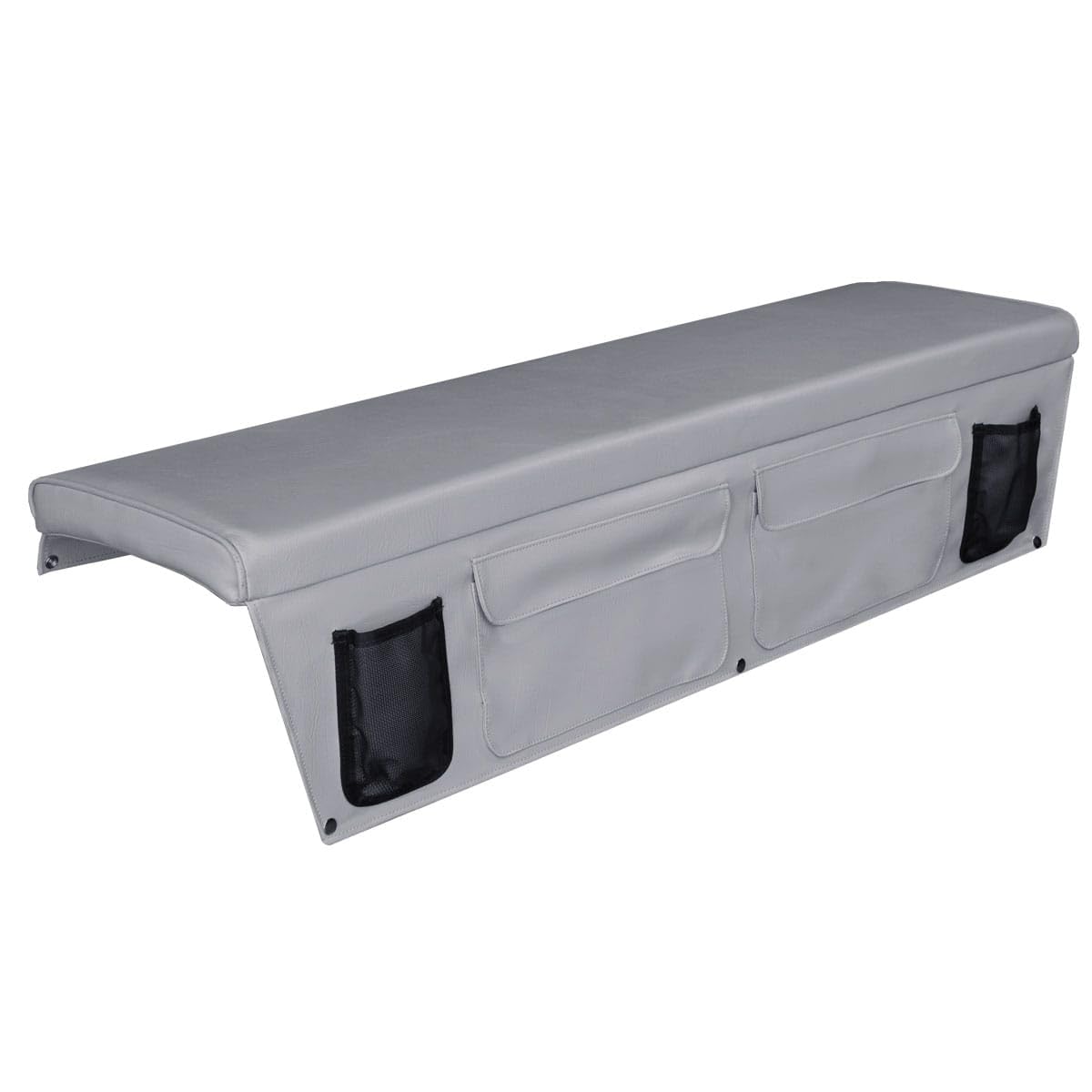 Oceansouth Boat Bench Cushion & Side Pockets (Gris, Longueur x Largeur 600mm x 400mm)