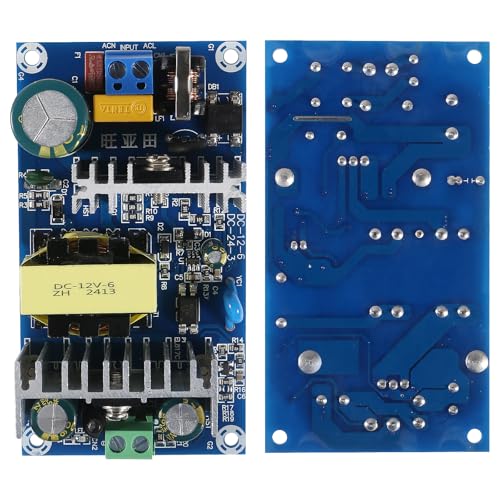2pcs 110-245V to 12V Power Supply Module AC-DC Switching Power Module 12V 6A 70W Isolation Power Module with Overvoltage Overload Short-Circuit Protection2
