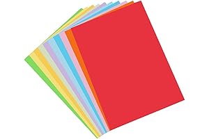 100 Pcs A4 Color Paper for Printer and Crafts