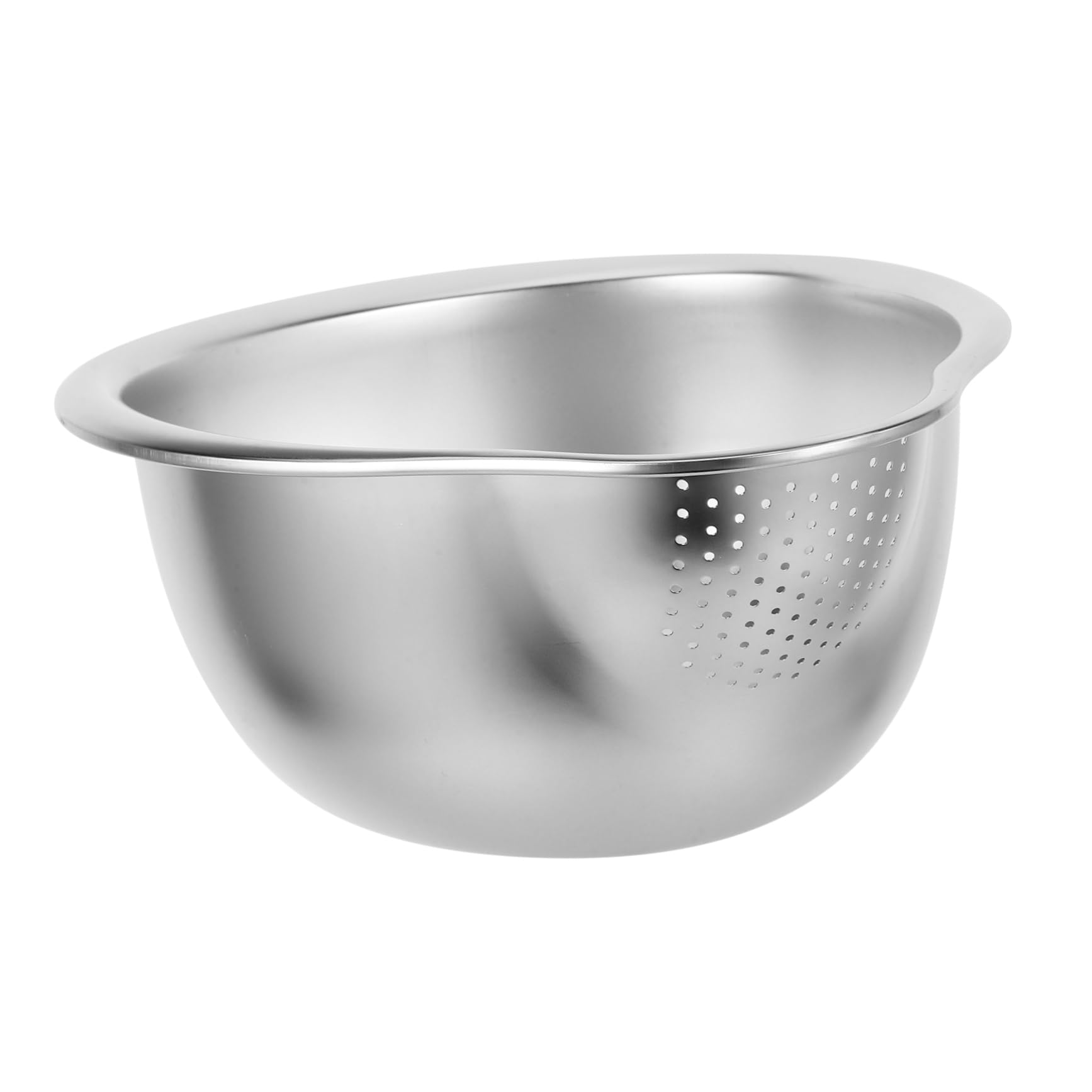 Cesta Coladora de Acero Inoxidable para Lavado de Frutas y Verduras Diseño de Drenaje