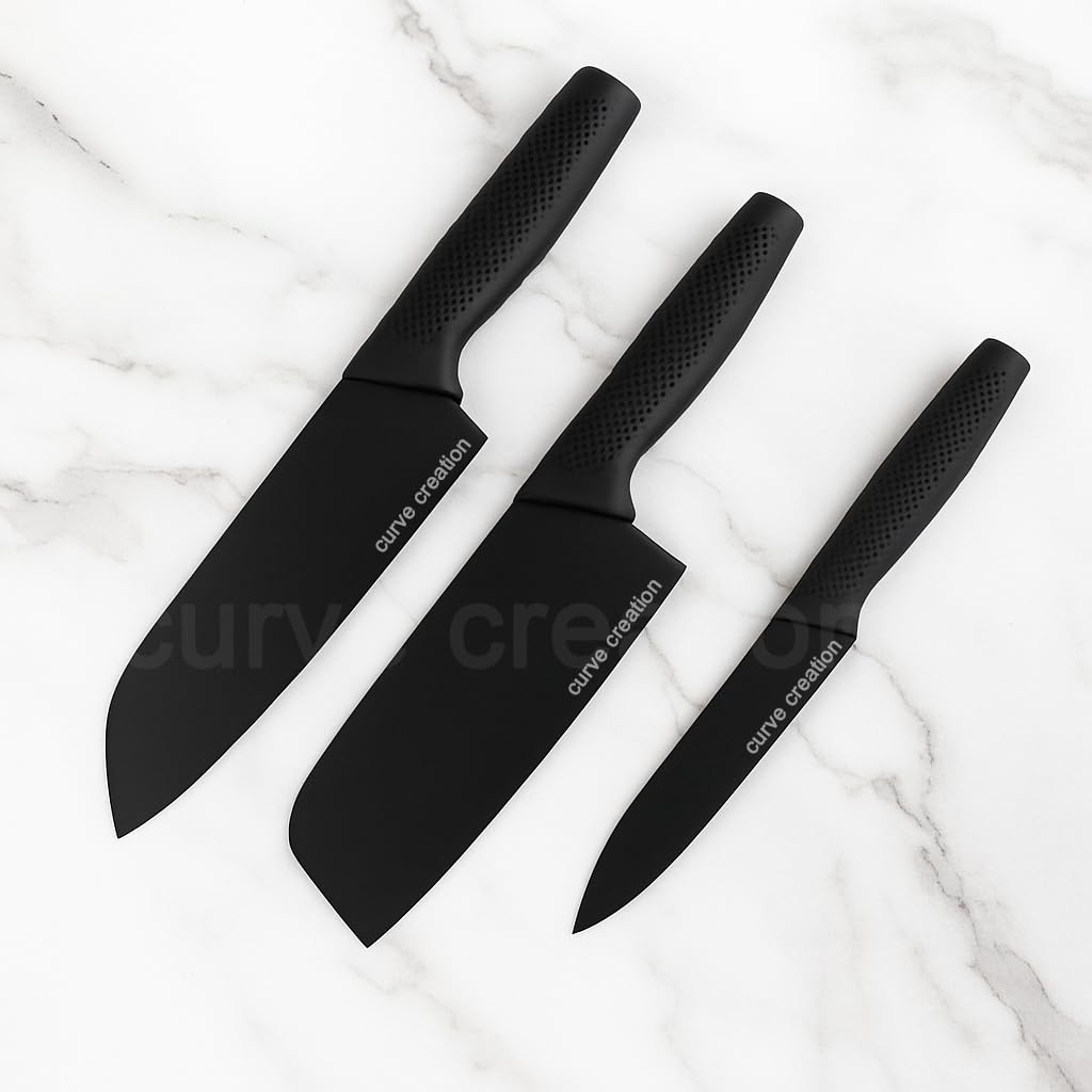 Professional Stainless Steel 3 Piece Kitchen Knife Set -8 Professional Stainless Steel 3 Piece Kitchen Knife Set -8