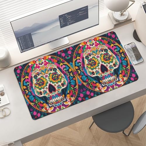 Desk Pad Protector con diseño Many Mexican Skull 24x12 pulgadas miniatura 6