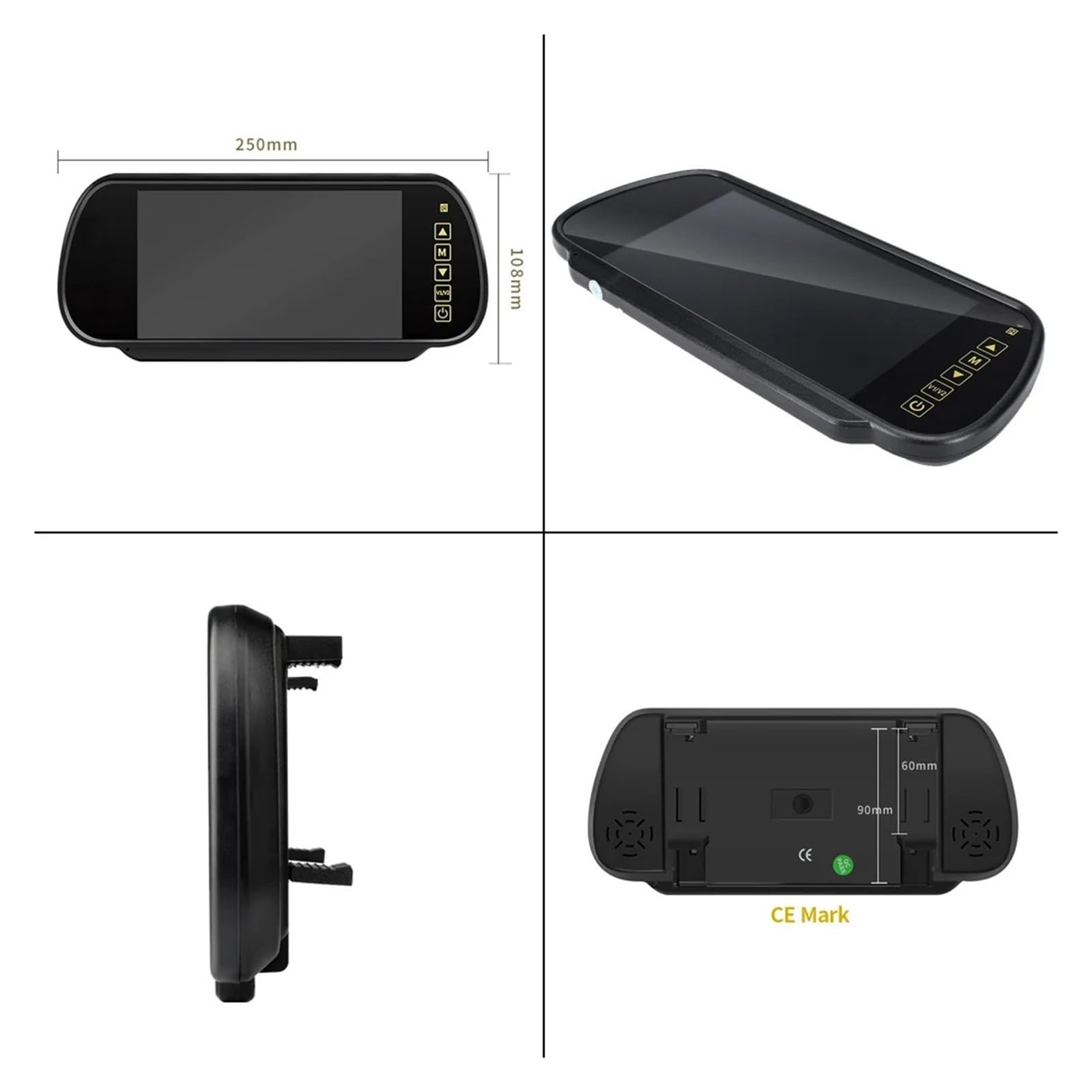 para AHD 7 Pulgadas Cámara Marcha Kit