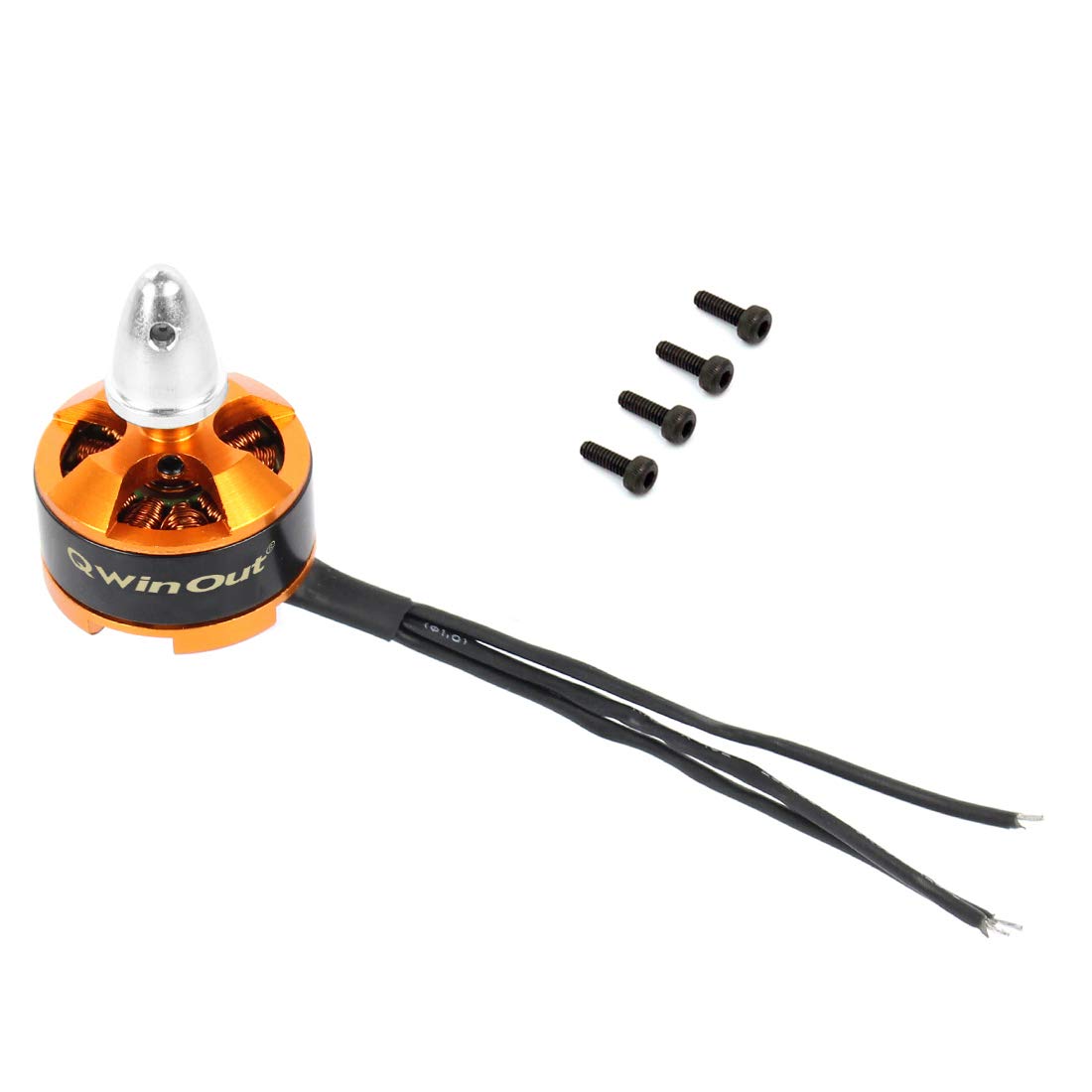 Qwinout Moteur sans balais 1806 2400 KV CW CCW pour drone de course 2-3S FPV 250 Mini drone multi-rotor CC3D 260 330 RC Quadcopter (2 CW + 2 CCW)