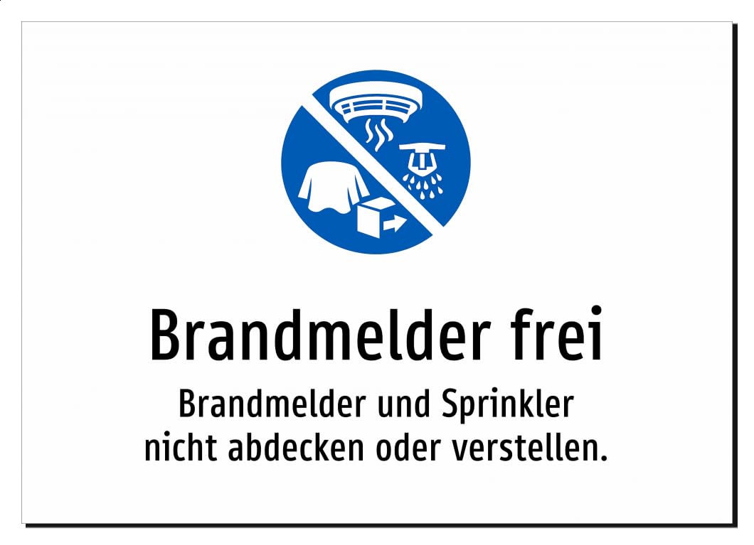 39454-DE-S-08 | Brandmelder frei - Brandmelder und Sprinkler nicht