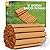 RELIANCER 12' Wooden Garden Pathway,Outdoor Roll Out Cedar Straight Walkway,Patio Path Decorative Garden Boardwalk Walkways,Weather-Resistant Roll Up Beach Wood Road Floor,Wedding Party Pathways