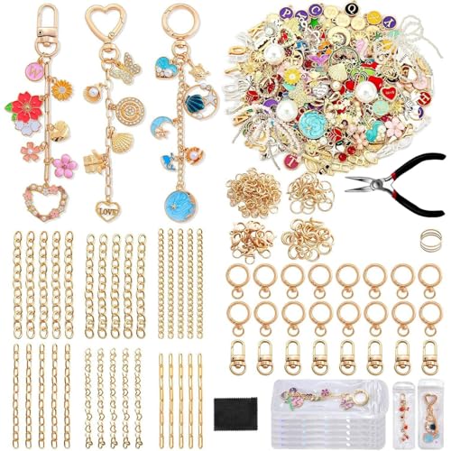 Kit de porte-clés brillant à lèvres DIY pour personnaliser vos sacs à main