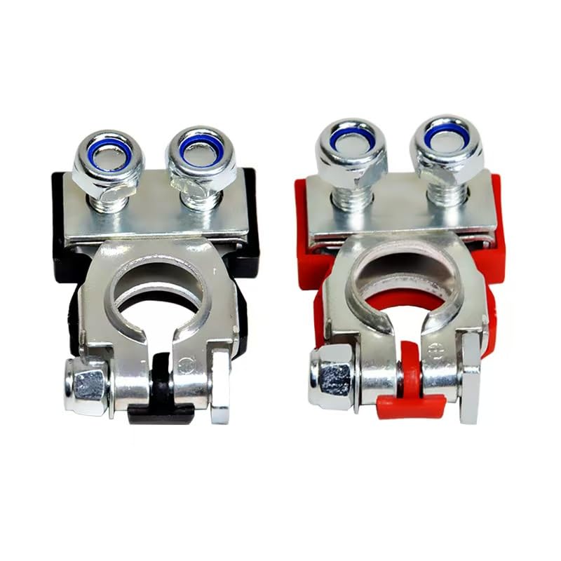 Conectores universales de terminal de batería  Kit de abrazaderas de terminal de batería de coche resistentes, conectores de poste de batería