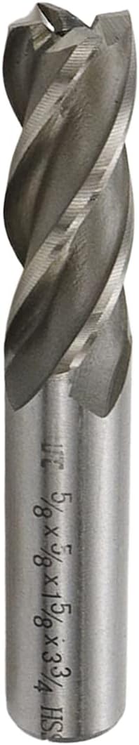 End Mill 1" Cutting Dia 3/4" Shank Dia Straight Shank 4 Flute End Mill Drill Bit