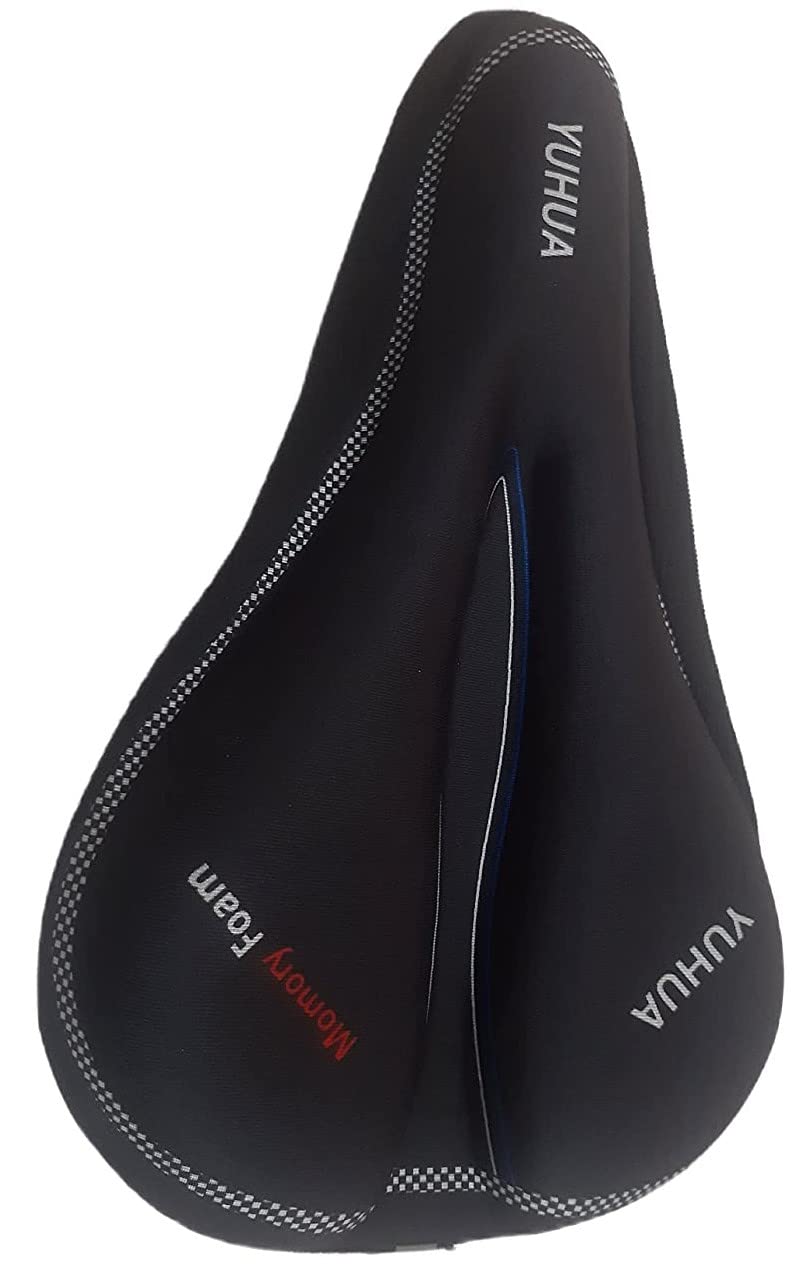 Linist Soft Silicone Gel Pad Cushion Cover Bicycle Saddle Seat Cover,Black (B09SBQXYMN) Amazon Price History, Amazon Price Tracker
