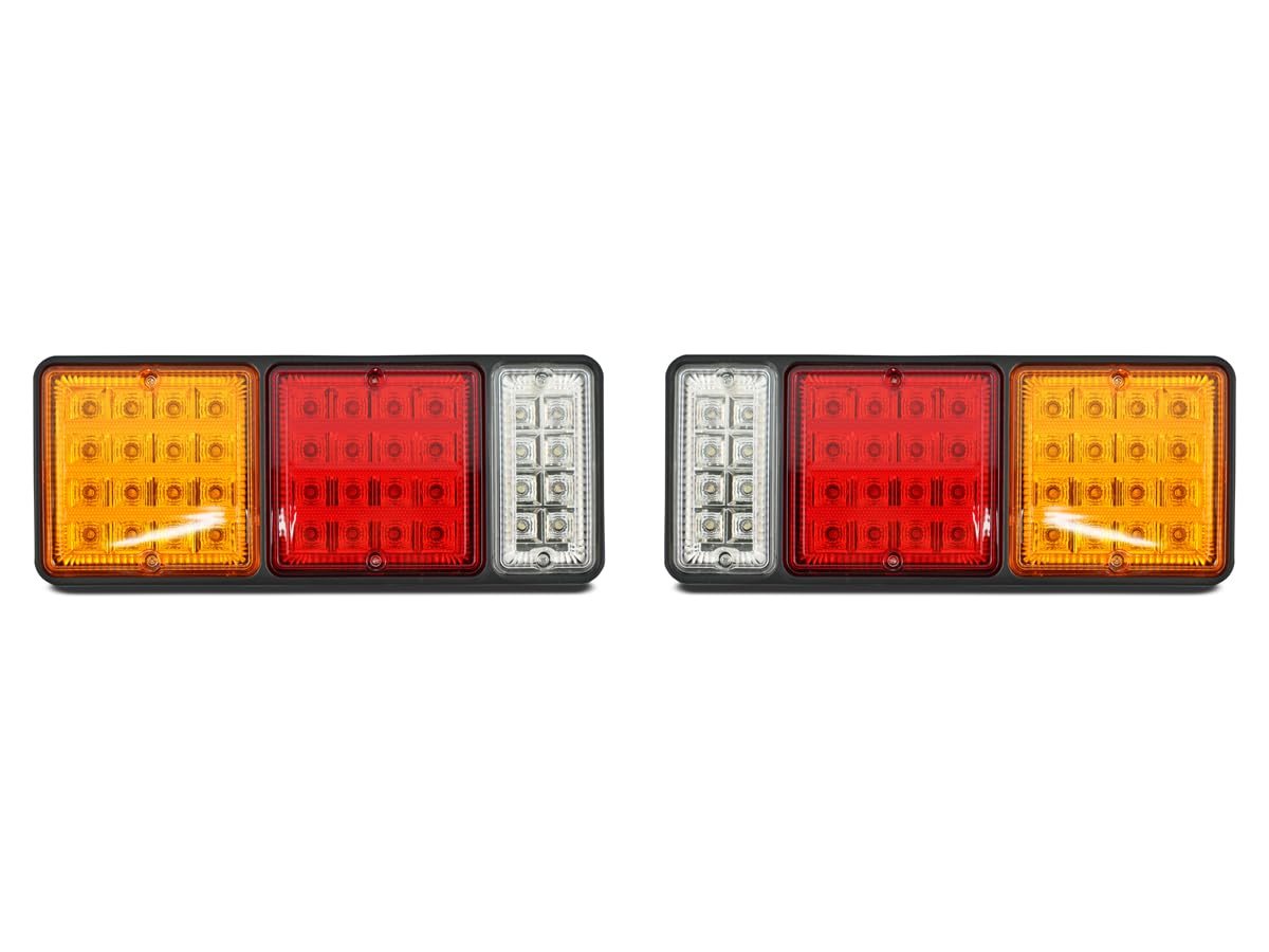 テールライト 赤 オレンジ 12V 左右セット　キャンター　テール Amazon | キャンター LEDテールランプ 左右セット 12V/24V H5.11～H22