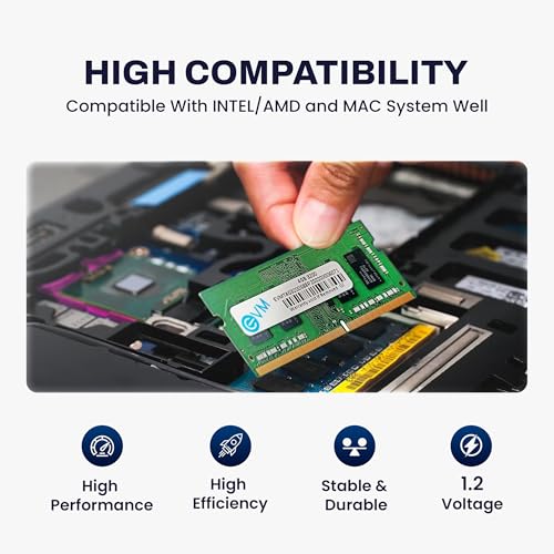 Image of EVM 4GB DDR4 Laptop RAM 3200MHz - Unleash Your System's Full Potential - Perfect for Gamers, Office Work, and More - 10 Years Warranty (EVMT4G3200S88P)