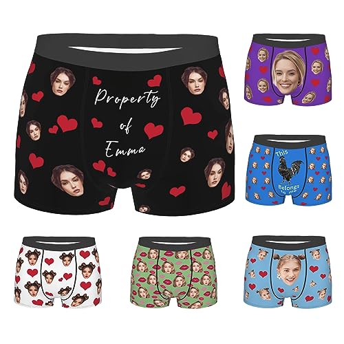 Personalized Boxers for Men Father Husband Boyfriend, Funny Boxers for Men Father's Day Birthday for Him3